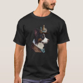 Gothic Steampunk mom Border Collie Tシャツ (正面)