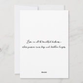 Gothic Steampunk Valentine Red & Black Gear Hearts シーズンカード (裏面)