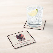 Gothic Stroller Halloween Baby Shower  スクエアペーパーコースター (インサイチュ)