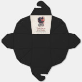 Gothic Stroller Halloween Baby Shower フェイバーボックス (見開き)