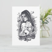 Gothic Sugar Skull Woman Tattoo Art シーズンカード (スタンド正面)