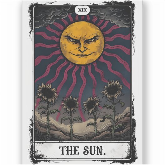 Gothic Sun Tarot シール (正面)