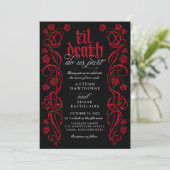 Gothic Til Death Wedding 招待状 (スタンド正面)