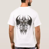 Gothic Tribal Wing Tシャツ (裏面)