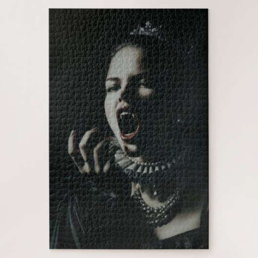 Gothic Vampire Queen Jigsaw Puzzle – Dark Fantasy  ジグソーパズル (縦)