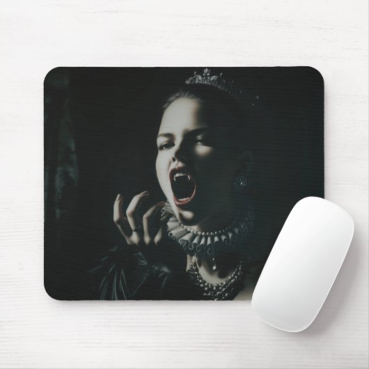 Gothic Vampire Queen Mouse Pad – Dark Fantasy Desk マウスパッド (マウス)