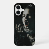 Gothic Vampire Queen Phone Case – Dark Fantasy Aes iPhone 16ケース (裏面)