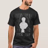 Gothic Vaporwave Classical Bust Text Art Tee Tシャツ (正面)