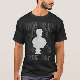 Gothic Vaporwave Classical Bust Text Art Tee Tシャツ