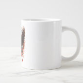 Gothic Velvet Bow Key with Wings & Moon ジャンボコーヒーマグカップ (右)