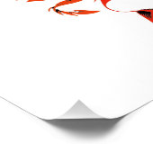 Gothic Velvet Bow Key with Wings & Moon ポスター (コーナー)