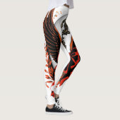 Gothic Velvet Bow Key with Wings & Moon レギンス (右)