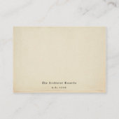 Gothic Velvet Secrets Graduation Gift Insert ノートカード (裏面)