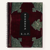 Gothic Velvet "Secrets" Vault Personalized Journal ノートブック (正面)