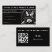 Gothic Victorian event & wedding planner 名刺 (正面/裏面)