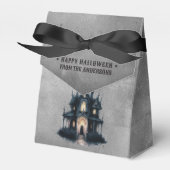 Gothic Victorian Haunted House Happy Halloween フェイバーボックス (正面サイド)