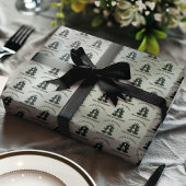 Gothic Victorian Haunted House Happy Halloween ラッピングペーパー