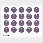 Gothic Victorian Ornate Mirror Wedding Seal ラウンドシール (シート)