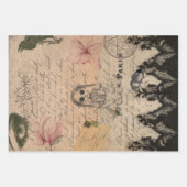 Gothic Victorian Shabby Chic Mix ラッピングペーパーシート (正面2)
