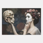 Gothic Vintage Art Design ラッピングペーパーシート (正面2)