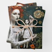 Gothic Vintage Art Design ラッピングペーパーシート (インサイチュ)