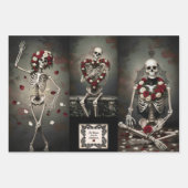 Gothic Vintage Art Design ラッピングペーパーシート (正面2)