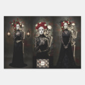 Gothic Vintage Art Design ラッピングペーパーシート (正面)