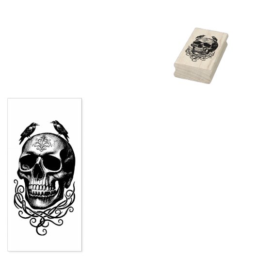 Gothic Vintage Art Design ラバースタンプ (押印)