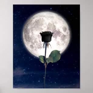 Gothic, Vintage, Victorian, Black Rose, Dark ポスター