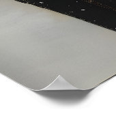 Gothic Virgin Mary and Jesus Art Christian ポスター (角)