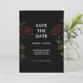 Gothic Wedding Save The Date 招待状 (スタンド正面)