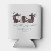 Gothic Wedding Skulls & Roses 缶クーラー (裏面)