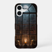 Gothic Window and Moon Library Case iPhone 16ケース (裏面)