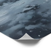 Gothic Winter Horse Carriage Print, Dark Victorian ポスター (角)