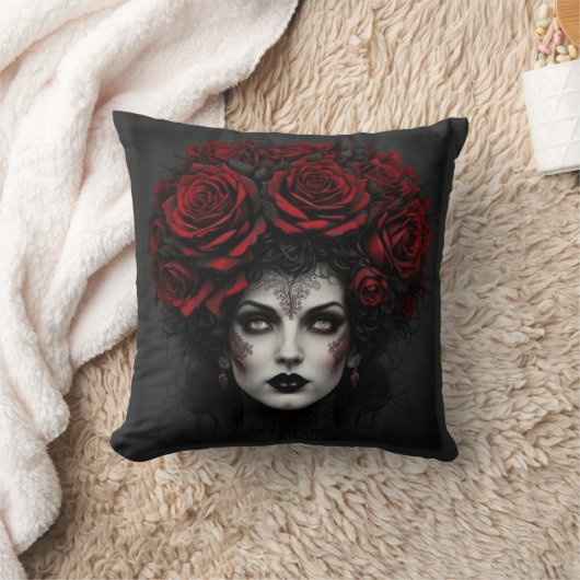 Gothic Woman クッション (ブランケット)