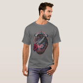 Gothic Zodiac Scorpio – Baroque Scorpion Art Tシャツ (正面フル)