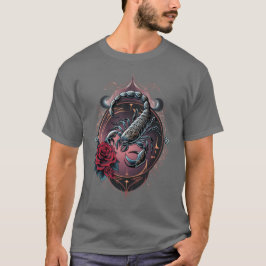 Gothic Zodiac Scorpio – Baroque Scorpion Art Tシャツ