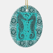 GothicChiczのタツノオトシゴのオーナメント セラミックオーナメント (右)