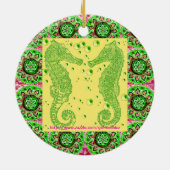 GothicChiczのタツノオトシゴのオーナメント セラミックオーナメント (裏面)