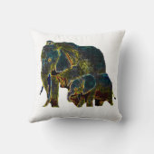 Gothicchicz象のアメリカ人のMoJoの枕 クッション (裏面)