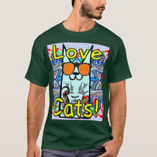 gothicgothnugothlovekittycatcatsjapanwestes777 tシャツ
