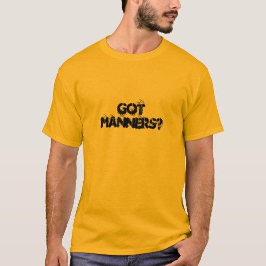gotmannersか。 tシャツ (正面)
