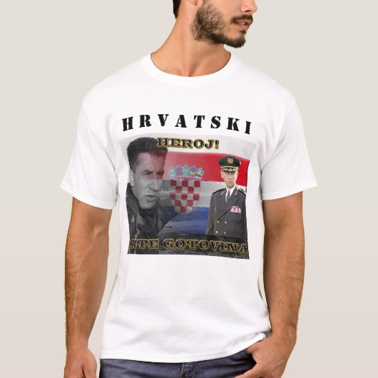 gotovina、H R V A T S K I Tシャツ (正面)
