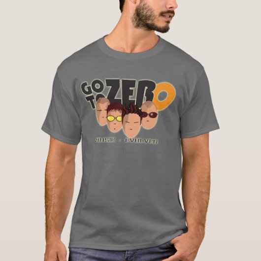 GoToZeroバンド頭部のワイシャツ Tシャツ (正面)