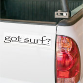 gotsurfbumpersticker バンパーステッカー (トラック上)