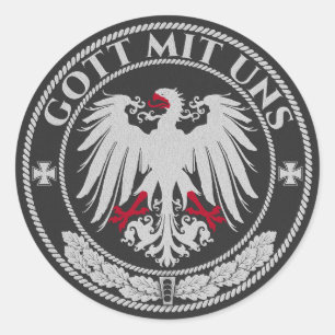 Gott Mit Uns – アメリカのキリスト教クリスマスの神 ラウンドシール