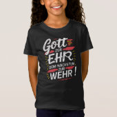 Gott zur Ehr dem Nächsten zur Wehr - Feuerwehr Tシャツ (正面)