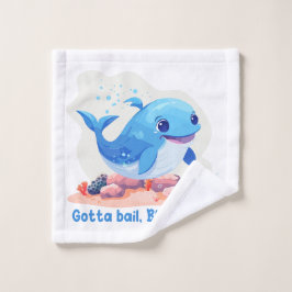 Gotta bail, Blue Whale ウォッシュタオル