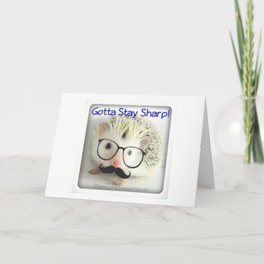 Gotta Stay Sharp カード (正面)