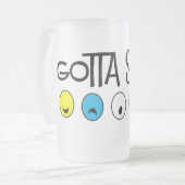 gottasing6 フロストグラスビールジョッキ (正面左)